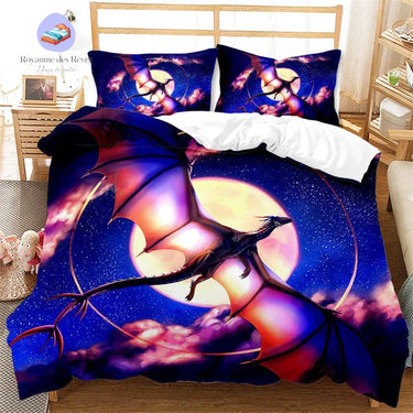 Housse de Couette Dragon Nuit